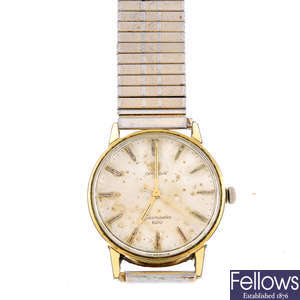 OMEGA - a gentleman's bi-colour Seamaster 600 bracelet watch.