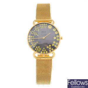 SOLANGE AZAGURY-PARTRIDGE - a lady's 18ct yellow gold Rounds bracelet watch.