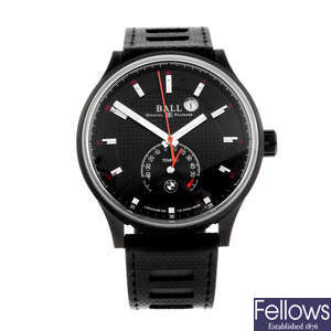 BALL - a limited edition gentleman's DLC-treated stainless steel 'BMW' DLC Celsius wrist watch.