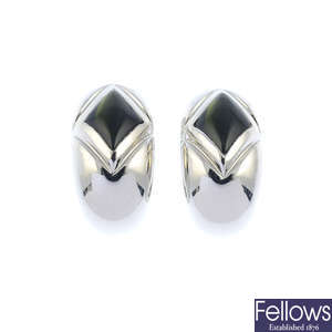 MONT BLANC - a pair of tourmaline 'True Princess' earrings.