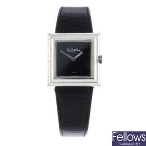 ROY KING - a mid-size silver wrist watch.