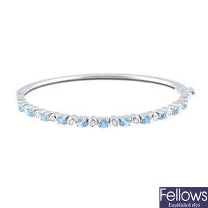 ALFIERI - a diamond and topaz bracelet.