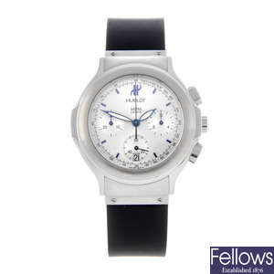 HUBLOT - a stainless steel MDM chronograph wrist watch.