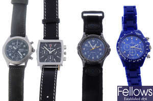 A group of four assorted watches.