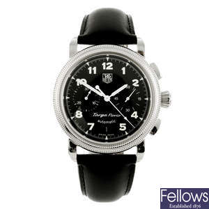 TAG HEUER - a gentleman's stainless steel Targa Florio chronograph wrist watch.