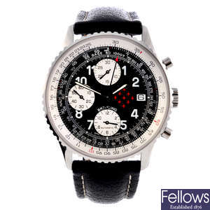 BREITLING - a limited edition gentleman's stainless steel Old Navitimer II 'The Red Arrows' chronograph wrist watch.