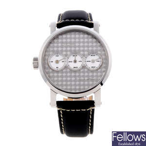 OTIUM - a gentleman's stainless steel Trigulateur wrist watch.