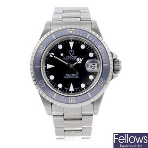 TUDOR - a gentleman's stainless steel Prince Oysterdate Submariner bracelet watch.