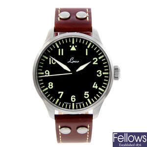 LACO - a gentleman's stainless steel Augsburg 42 wrist watch.