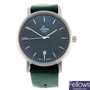 LACO - a gentleman's stainless steel Classic Petrol 40 wrist watch.