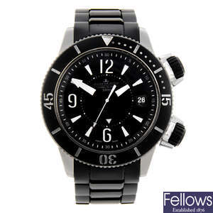 JAEGER-LECOULTRE - a limited edition gentleman's titanium Master Compressor Diving Alarm 'U.S. Navy Seals' bracelet watch.
