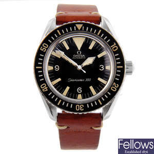 OMEGA - a gentleman's stainless steel Seamaster 300M 'Big Triangle' wrist watch.