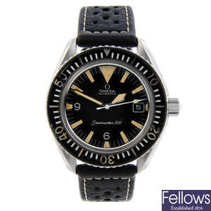 OMEGA - a gentleman's stainless steel Seamaster 300M 'Big Triangle' wrist watch.