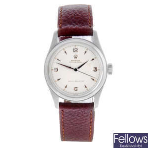 ROLEX - a gentleman's stainless steel Oyster-Royal wrist watch.