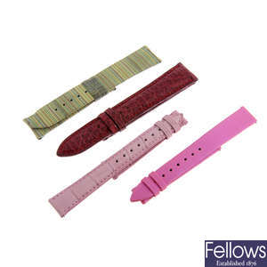 A group of assorted Jaeger-LeCoultre watch straps and bracelets. Approximately 120.