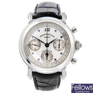FRANCK MULLER - a gentleman's stainless steel Endurance GT chronograph wrist watch.