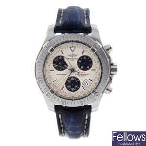 BREITLING - a gentleman's stainless steel Colt chronograph wrist watch.