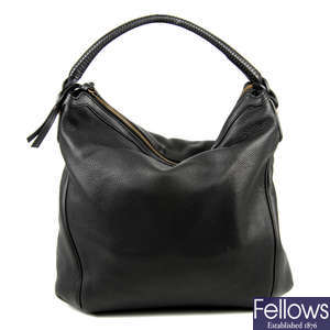 GUCCI - a leather hobo handbag.