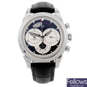 OMEGA - a gentleman's stainless steel De-Ville Co-Axial Chronoscope chronograph wrist watch.