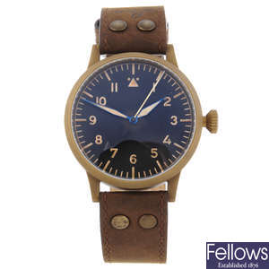 LACO - a gentleman's bronze Erbstück wrist watch.