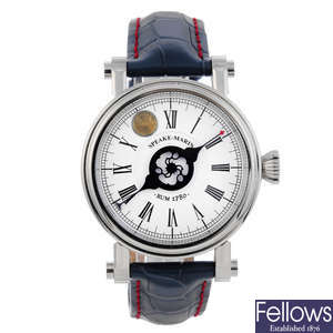 SPEAKE-MARIN - a limited edition gentleman's titanium 'Rum' wrist watch.