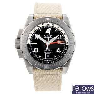 MAT - a limited edition gentleman's stainless steel UTC Pilot wrist watch.
