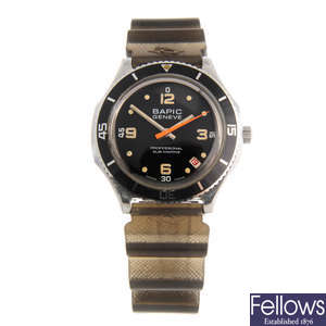 BAPIC - a gentleman's stainless steel wrist watch.