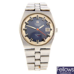 TISSOT - a gentleman's stainless steel PR516 GL bracelet watch with a Tissot PR516 GL wrist watch.