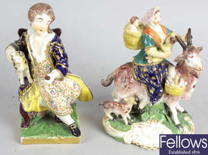 Two 19th century figurines.