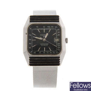TISSOT - a gentleman's stainless steel F1 Seastar bracelet watch with a Tissot Seastar bracelet watch.