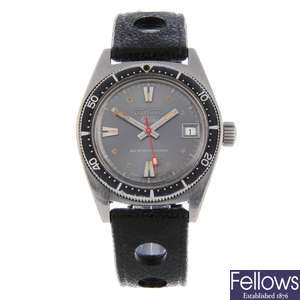 DUWARD - a gentleman's stainless steel Aquastar wrist watch.