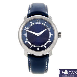 MING - a limited edition gentleman's titanium 17.01 wrist watch.