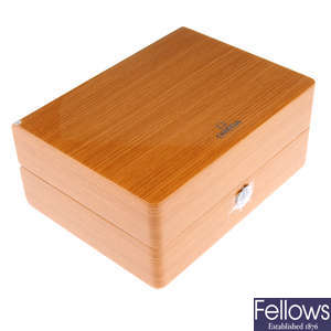 OMEGA - a group of eight assorted watch boxes.