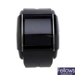 SLYDE - a gentleman's PVD-treated titanium HD3 smart wrist watch.