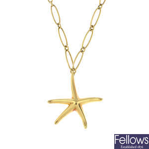 TIFFANY & CO. - a 'Starfish' necklace, by Els Peretti for Tiffany & Co.