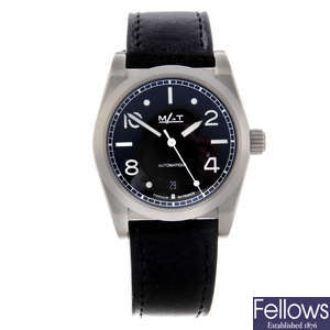 MAT - a gentleman's stainless steel Officer wrist watch.