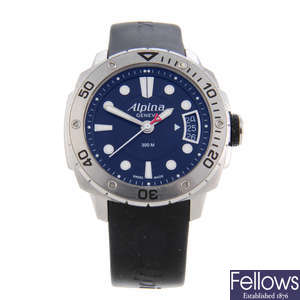ALPINA - a gentleman's stainless steel Extreme Diver 300 wrist watch.