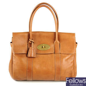 MULBERRY - a tan Bayswater handbag.