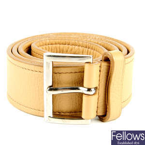 PRADA - a leather belt.