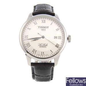 TISSOT - a gentleman's stainless steel Le Loche wrist watch.