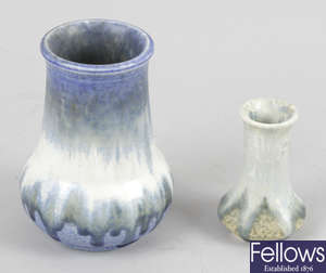 Two small Ruskin pottery vases.