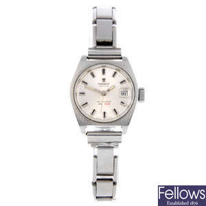 TISSOT - a lady's stainless steel PR 516 bracelet watch with a lady's Tissot bracelet watch.