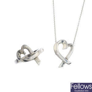 TIFFANY & CO. - a selection of 'Loving Heart' jewellery.