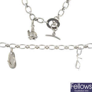 LINKS OF LONDON - three items of silver jewellery.