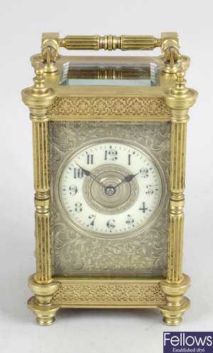 A good 19th century carriage clock.