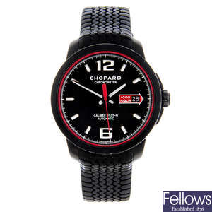 CHOPARD - a gentleman's DLC-coated stainless steel Mille Miglia GTS Speed Black wrist watch.
