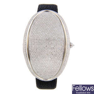 MARCO MAVILLA - a limited edition stainless steel Oval One wrist watch.