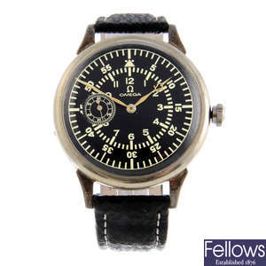 OMEGA - a gentleman's base metal Marriage Aviator wrist watch.