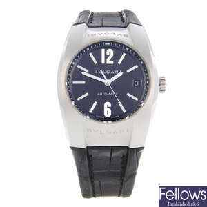 BULGARI - a stainless steel Ergon wrist watch.