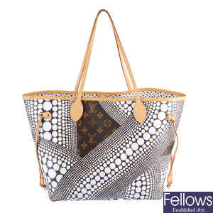 Sold at Auction: LOUIS VUITTON 'SINCE 1854 NEVERFULL MM' TOTE BAG